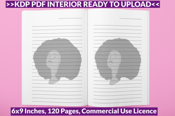 Afro Hair Woman Journal Paper Ready KDP: A Practical Interior for Niche Publishing