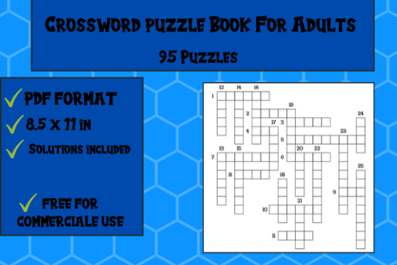 Crossword Puzzle Book 95 Puzzles: A Strategic Asset for KDP Publishers