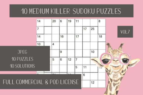 Elevating Cognitive Content: Integrating 10 Medium Killer Sudoku Vol.7 into Modern Creative Workflows