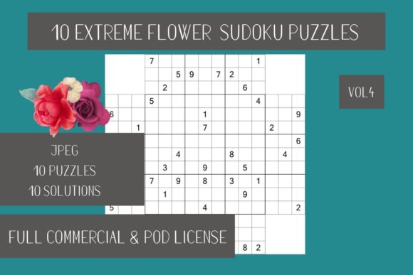 Evaluating 10 Extreme Flower Sudoku Solutions Vol.4 for Advanced Puzzlers