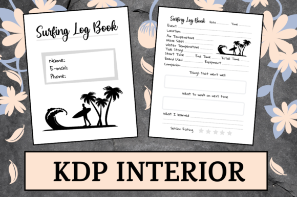 Evaluating the Surfing Log Book KDP Interior for Low Content Publishing