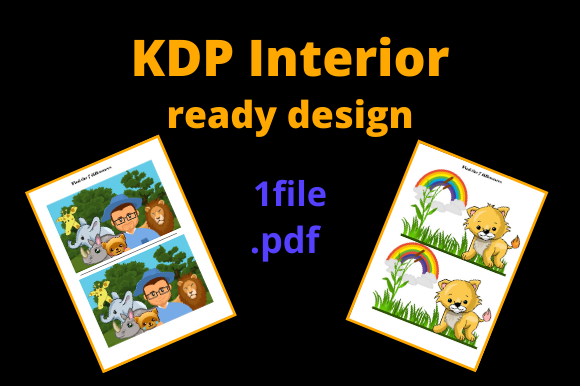KDP Interior Find the 7 Differences: A Practical Guide for Children’s Activity Books