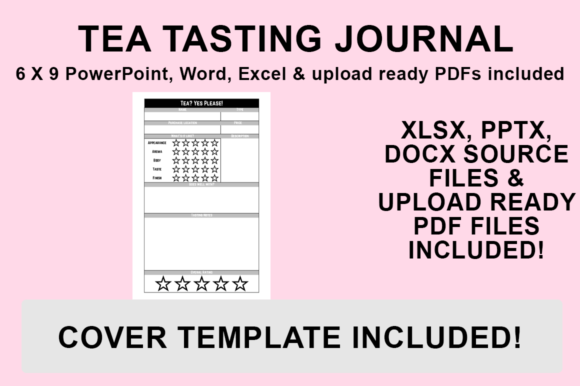 KDP Interior: Tea Tasting Journal Design
