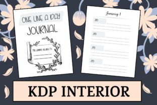 One Line a Day Journal KDP Interior: A Ready-to-Upload Solution for Low Content Publishers