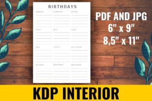 Optimizing Your Publishing Portfolio with a Versatile Birthday Reminder KDP Interior