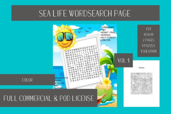 Strategic Implementation of Sea Life Wordsearch Page Vol1 for Creators and Educators