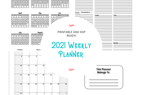 Streamlining Your Publishing Workflow with a 2021 Weekly Planner KDP Template
