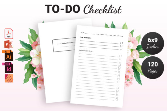 To Do Checklist - KDP Interior: Ready-to-Publish Template